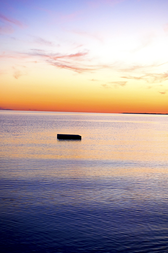 Ocean at sundown - Provincetown