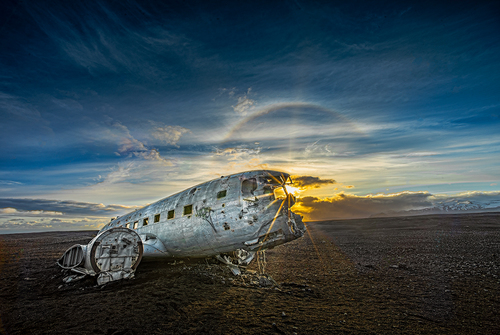 Wreck of the Super DC3 Iceland