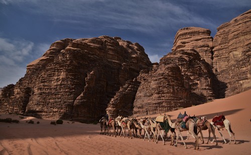 I was in the Stunning  Desert Wady Rum 