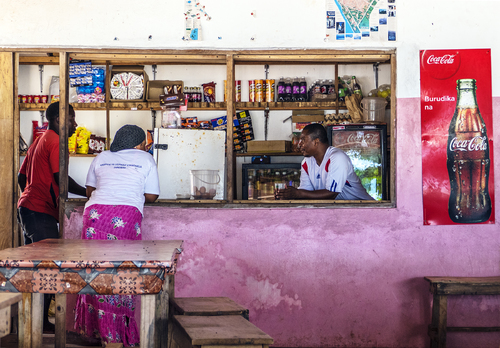  fast food restaurant on Zanzibar