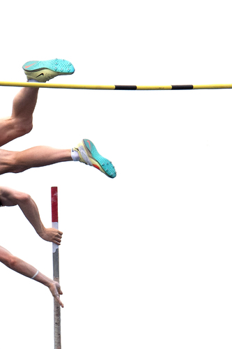 the pole vaulter