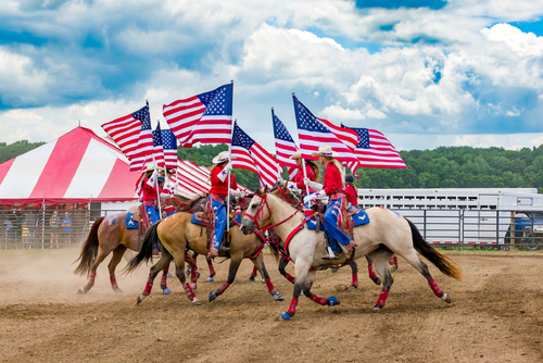 Flag Waving Rodeo 