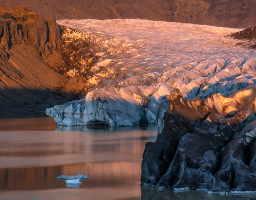 Sunset on the Glacier