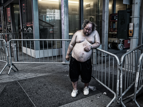 Alone in Times Square