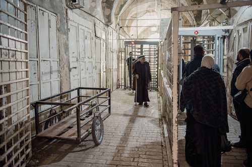 Checkpoint at Tomb of the Patriarchs/Ibrahimi Mosque 