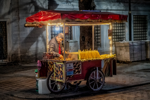 Corn stand