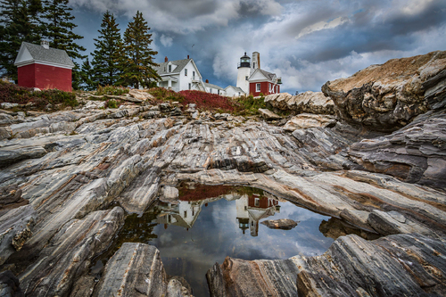 Stormy Sky at Pemaquid Lighthouse