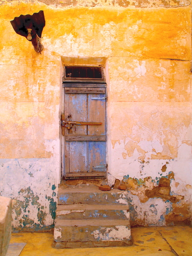 Faded Blue Door, Yemen