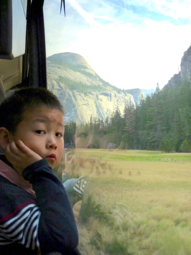 Boy On A Train