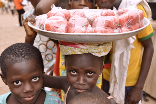 Young Vendors in Takorati