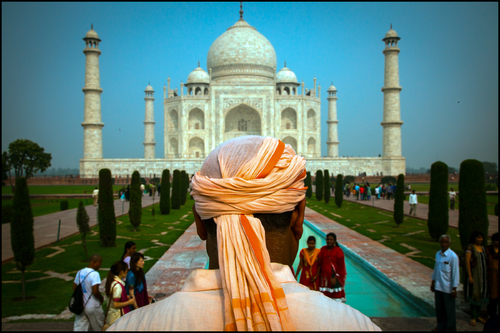 Orange Turban,TajMahal,2012