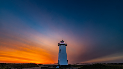 Edgartown Lighthouse At Dusk