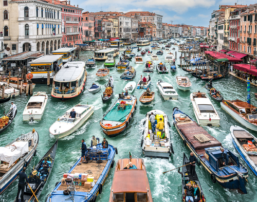 Busy Day on the Grand Canal