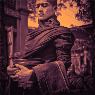 Meditating monk Color Awards Winners and Nominees