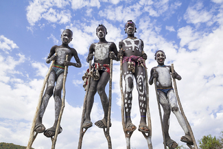 Four Boys On Stilts, Ethiopia Color Awards Winners and Nominees
